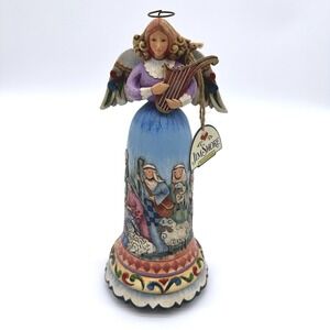 Jim Shore Heartwood Creek Angels Rejoice Musical Figurine Joy To The World 2008